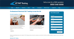 Desktop Screenshot of htpattesting.co.uk