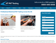 Tablet Screenshot of htpattesting.co.uk